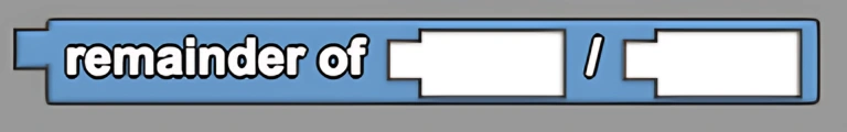 Remainder Of block