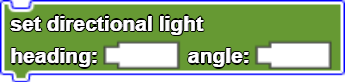 set directional light heading/angle block