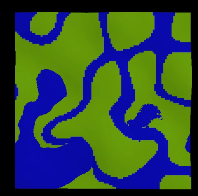 Dirt path result top view
