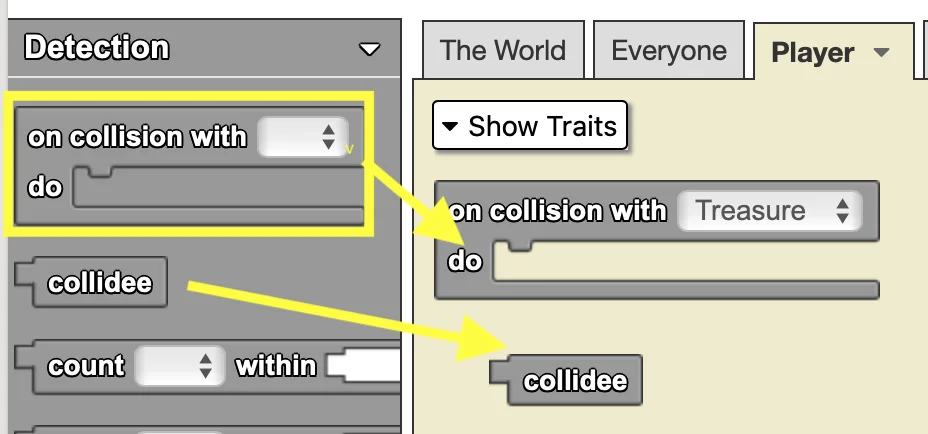 Collision with Treasure code