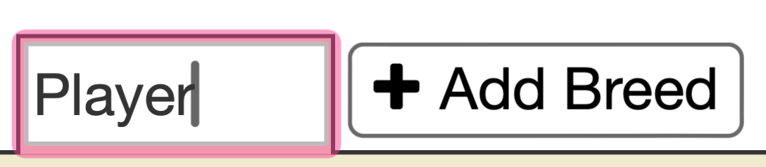 Breed renamed to Player
