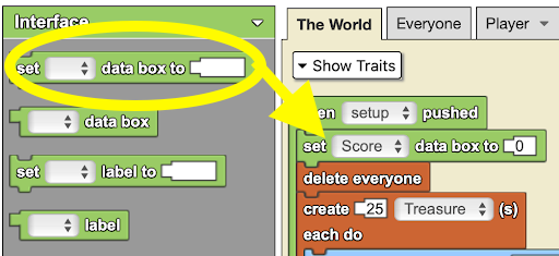 Reset data box code