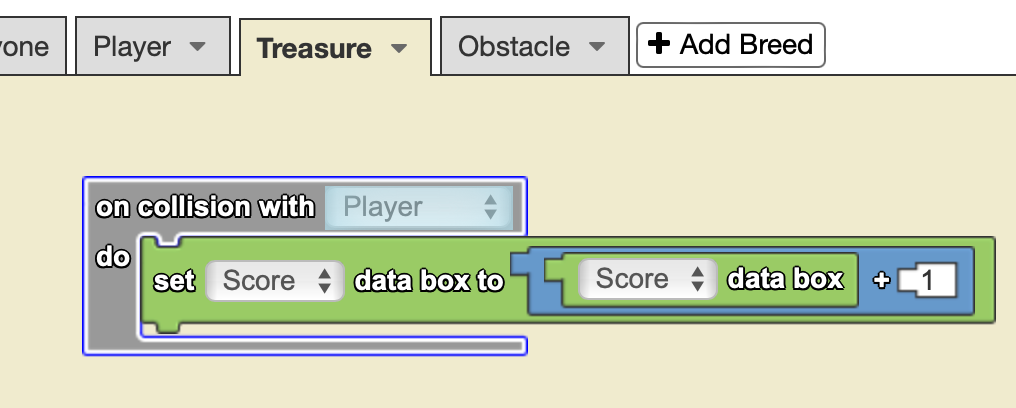 Score addition code